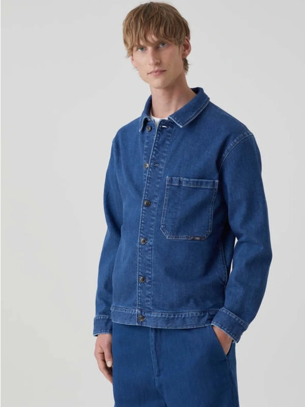 CLOSED Denim Worker Jacket Mid Blue Men’s XL